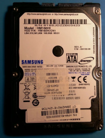 Жорсткі диски Жесткие диски ^/--/^ Жесткий диск 2.5 SAMSUNG HM /--/ 160 /--/ HI Неисправный ^_^^^ Жорсткий диск 2.5 SAMSUNG HM /--/ 160 /--/ HI Несправний - фото фото фото