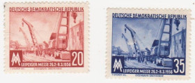 НДР, ФРН ГДР, ФРГ ^/--/^ ГДР 1956 г.№ 265‑266 * серия ^_^^^ НДР 1956 р. No 265-266 * Серія - фото фото фото