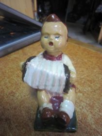 Статуетки, Скульптури, Фігурки, Фарфор Статуэтки, Скульптуры, Фигурки, Фарфор ^/--/^ МАЛЕНЬКИЙ ГАРМОНИСТ.  АВТОРСКАЯ ^_^^^ Маленький гармоніст. Авторська - фото фото фото