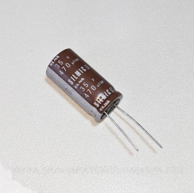Конденсатори Конденсаторы ^/--/^ Конденсатор 470 /--/ uF 35 /--/ V (16 /--/ х /--/ 32 /--/ мм) ELNA Silmic II - фото фото фото