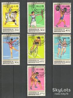Спорт Спорт ^/--/^ Монголия 1988 спорт Олимпиада Сеул Mi 1964-1970 ^_^^^ Монголія 1988 спорт Олімпіада Сеул Mi 1964-1970 - фото фото фото