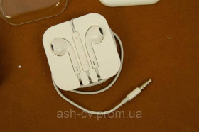 Кабелі, адаптери Кабели, адаптеры ^/--/^ Навушники, для, гарнітура, EarPods, Jack 3.5 /--/ mm, 1 /--/ шт ^_^^^ Наушники, для, гарнитура, EarPods, Jack 3.5 /--/ mm, 1 /--/ шт - фото фото фото