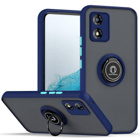 Чохли, бампера Чехлы, бампера ^/--/^ Чохол Fiji Colorframe для Motorola E /--/ 13 матовий бампер з кільцем підставкою Dark Blue ^_^^^ Чехол Fiji Colorframe для Motorola E /--/ 13 матовый бампер с кольцом подставкой Dark Blue - фото фото фото