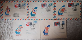 СРСР СССР ^/--/^ КПД ХМК 4 Спартакиада народов СССР   (комплект 5 шт.) 1967 ^_^^^ ХМК 4 Спартакіада народів СРСР (комплект 5 шт.) 1967 - фото фото фото