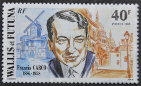 Інше Другое ^/--/^ Уоллис и Футуна писатель Франсис Карко 1988 ^_^^^ Волліс і Футуна письменник Франсіс Карко 1988 - фото фото фото
