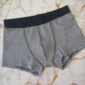 Нижня білизна Нижнее белье ^/--/^ Трусы боксеры 11-12 л XS Primark модал+хлопок Полоска ^_^^^ Труси боксери 11-12 л XS Primark модал+бавовна Полоска - фото фото фото