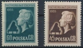 Інше Другое ^/--/^ Польша Шопен музыка 1955 ^_^^^ Польща Шопен музика 1955 - фото фото фото
