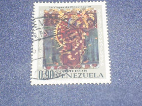 Мистецтво Искусство ^/--/^ Венесуэла-1970 г.-Мадонна с младенцем ^_^^^ Венесуела-1970 - Мадонна з немовлям - фото фото фото
