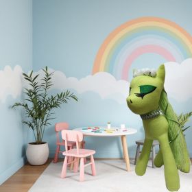 М'які іграшки Мягкие игрушки ^/--/^ Фетровая мягкая игрушка пони салатовый 35 см 03902 ^_^^^ Фетрова м'яка іграшка поні салатовий 35 см 03902 - фото фото фото