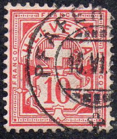 Швейцарія Швейцария ^/--/^ Швейцарія 1906 - Тег перехресного значення  (Гб) ^_^^^ Швейцария 1906 — Тег перекрестного значения (Гб) - фото фото фото