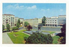 СРСР СССР ^/--/^ СССР 1977  Открытка Львов Памятник Галан ^_^^^ СРСР 1977 Листівка Львів Пам'ятник Галан - фото фото фото