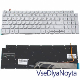 Клавіатури Клавиатуры ^/--/^ Клавиатура для ноутбука DELL (Inspiron: 5584), rus, silver, без фрейма, подсветка клавиш ^_^^^ Клавіатура для ноутбука DELL (Inspiron: 5584), rus, silver, без фрейму, підсвічування клавіш - фото фото фото