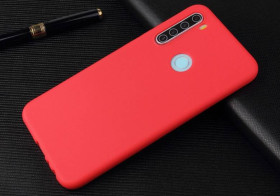 Чохли, бампера Чехлы, бампера ^/--/^ Чохол Soft Touch для Xiaomi Redmi Note 8 силікон бампер червоний ^_^^^ Чехол Soft Touch для Xiaomi Redmi Note 8 силикон бампер красный - фото фото фото