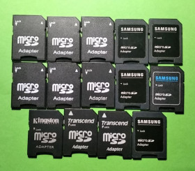 Карти пам'яті Карты памяти ^/--/^ Переходник карт памяти MicroSDHC SD    (659) ^_^^^ Перехідник карт пам'яті MicroSDHC SD (659) - фото фото фото