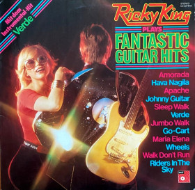 Платівки Пластинки ^/--/^ Ricky King - Ricky King Plays Fantastic Guitar Hits - 1976.   (LP). 12. Vinyl. Пластинка. Germany ^_^^^ Ricky King - Ricky King Plays Fantastic Guitar Hits - 1976. (LP). 12. Vinyl. Платівка. Germany - фото фото фото