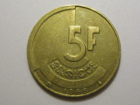 Бельгія Бельгия ^/--/^ Бельгия 5 франков 1988 года BELGIQUE 3 /--/ П /--/ 737 ^_^^^ Бельгія 5 франків 1988 року BELGIQUE 3 /--/ П /--/ 737 - фото фото фото