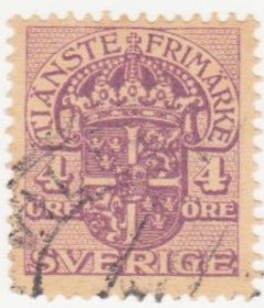 Скандинавія Скандинавия ^/--/^ Швеция 1911 г. № 43 гашеная ^_^^^ Швеція 1911 р. No 43 гашена - фото фото фото