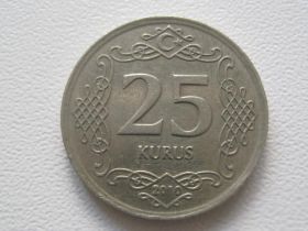 Туреччина Турция ^/--/^ Турция 25 куруш 2010 года 31658 ^_^^^ Туреччина 25 куруш 2010 року 31658 - фото фото фото
