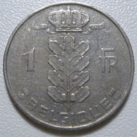 Бельгія Бельгия ^/--/^ Бельгія 1 франк 1952 року BELGIQUE #39679 ^_^^^ Бельгия 1 франк 1952 года BELGIQUE #39679 - фото фото фото