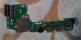 Інші комплектуючі Другие комплектующие ^/--/^ Плата 2 /--/ USB, RJ-45, Audio, Cardreader, слот Wifi, кнопка включения ноутбука Asus X /--/ 200 ^_^^^ Плата 2 /--/ USB, RJ-45, Audio, Cardreader, слот Wifi, кнопка включення ноутбука Asus X /--/ 200 - фото фото фото