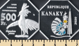 Інше Другое ^/--/^ Республика Канаки 500 франков 2020 ^_^^^ Республіка Канакі 500 франків 2020 - фото фото фото