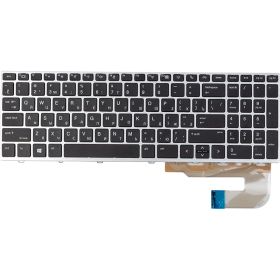 Клавіатури Клавиатуры ^/--/^ Клавиатура для ноутбука HP EliteBook 850 G /--/ 5 черная, серый фрейм ^_^^^ Клавіатура для ноутбука HP EliteBook 850 G /--/ 5 чорна, сірий фрейм - фото фото фото