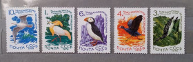 Фауна Фауна ^/--/^ СССР 1976 г - 4611-15**Заповедники СССР, негаш ^_^^^ СРСР 1976 р - 4611-15 ** Заповідники СРСР, негаш - фото фото фото