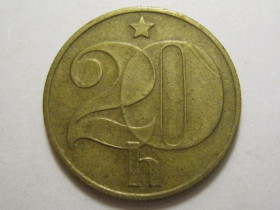 Чехословаччина Чехословакия ^/--/^ Чехословакия 20 геллеров 1974 года 37411 ^_^^^ Чехословаччина 20 геллерів 1974 року 37411 - фото фото фото