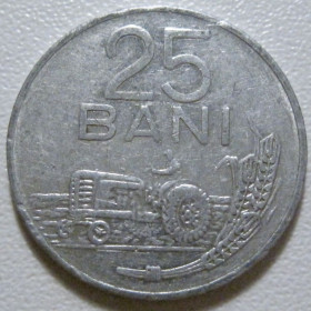 Румунія Румыния ^/--/^ Румунія 25 бані 1982 року #39958 ^_^^^ Румыния 25 купола 1982 года #39958 - фото фото фото
