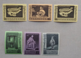 Мистецтво Искусство ^/--/^ СССР 1966 г - Государственный Эрмитаж, НЕГАШ, 8 шт  (см.фото) ^_^^^ СРСР 1966 — Державний Ермітаж, НЕГАШ - фото фото фото