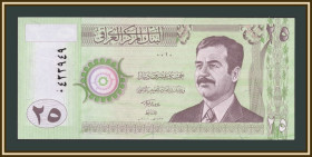 Ірак Ирак ^/--/^ Ирак 25 динаров 2001 P-86  (86 /--/ a.1) UNC ^_^^^ Ірак 25 динарів 2001 P-86 (86 /--/ a.1) UNC - фото фото фото