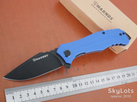 Ножі, мультітули Ножи, мультитулы ^/--/^ Harnds CK /--/ 9503 /--/ BU-BTSW Maverick, D /--/ 2, G /--/ 10 Blue, Tactical, EDC, Ceramic Ball Bearing, Flipper, Outdoor, Liner Lock - фото фото фото