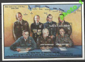 Острівні держави Островные государства ^/--/^ Тёркс и Кайкос о-ва 1994 униформа генералы бл. ^_^^^ Теркс і Кайкос о-ва 1994 уніформа генерали бл. - фото фото фото
