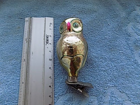 Ялинкові іграшки Ёлочные игрушки ^/--/^ Елочная игрушка СССР Прищепка Птица Филин Сова ^_^^^ Іграшка СРСР Прищепка Птаху Філін Сова - фото фото фото