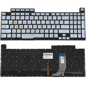 Клавіатури Клавиатуры ^/--/^ Клавиатура для ноутбука ASUS (G /--/ 713 series 2022 year) rus, silver, без фрейма, подсветка клавиш (RGB  ^_^^^ Клавіатура для ноутбука ASUS (G /--/ 713 series 2022 year) rus, black, без фрейму, підсвічування клавіш (RGB 4 - фото фото фото