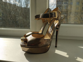 Босоніжки Босоножки ^/--/^ Босоножки кожаные JIMMY CHOO! 39 /--/ р! Италия! ^_^^^ Босоніжки шкіряні JIMMY ChOO! 39 /--/ р. Італія! - фото фото фото