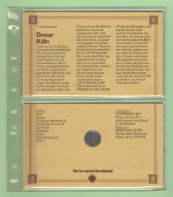 Копії, підробки Копии, подделки ^/--/^ КОПИЯ: Кельн Денар 1027-1039 гг от компании &amp;quot;Ferro sanol duodenal&amp;quot; 1988 /--/ г. ^_^^^ Кельн Денар 1027-1039 рр. від компанії &amp;quot; Ferro sanol duodenal &amp;quot; 1988 /--/ р. - фото фото фото