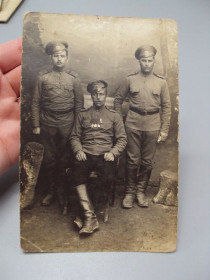 Листи, фото Письма, фото ^/--/^ Фотография портрет униформа военные трое форма риа награды №18671 /--/ ч ^_^^^ Фотографія портрет уніформа військові троє форма ріа нагороди No /--/ 18671 /--/ ч - фото фото фото
