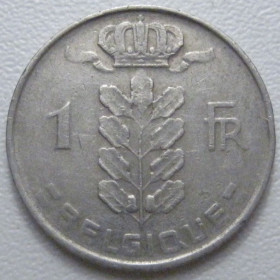 Бельгія Бельгия ^/--/^ Бельгія 1 франк 1966 року Belgique 42592 ^_^^^ Бельгия 1 франк 1966 года Belgique 42592 - фото фото фото