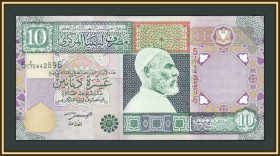 Лівія Ливия ^/--/^ Ливия 10 динаров 2002 P-66 UNC ^_^^^ Лівія 10 динарів 2002 P-66 UNC - фото фото фото