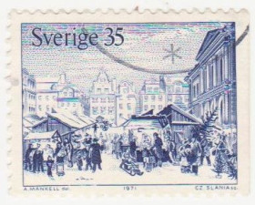 Скандинавія Скандинавия ^/--/^ Швеция 1971 г. № 731 А гашеная ^_^^^ Швеція 1971 р. No 731 А гашена - фото фото фото