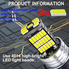 Інше Другое ^/--/^ Светодиодная лампа 7440 T /--/ 20 W /--/ 21 /--/ W 45 SMD 4014 12 /--/ V белая 5 /--/ W - 1 шт ^_^^^ Світлодіодна лампа 7440 T /--/ 20 W /--/ 21 /--/ W 45 SMD 4014 12 /--/ V біла 5 /--/ W - фото фото фото