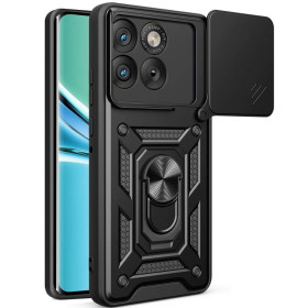 Чохли, бампера Чехлы, бампера ^/--/^ Чохол Fiji Camera Defence для Motorola Edge 70 бампер із захистом камери та підставкою Black ^_^^^ Чехол Fiji Camera Defence для Motorola Edge 70 бампер с защитой камеры и подставкой Black - фото фото фото