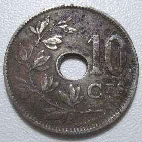 Бельгія Бельгия ^/--/^ Бельгія 10 сантимів 1926 року Belgique 42188 ^_^^^ Бельгия 10 сантимов 1926 года Belgique 42188 - фото фото фото