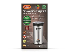Кавоварки, кавові машини, кавомолки Кофеварки, кофемашины, кофемолки ^/--/^ Кавомолка електрична 220 /--/ В 500 /--/ Вт BITEK BT-7125 ^_^^^ Кофемолка электрическая 220 /--/ В 500 /--/ Вт BITEK BT-7125 - фото фото фото