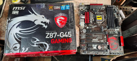 Материнські плати Материнские платы ^/--/^ Мат. плата MSI Z /--/ 87-G /--/ 45 GAMING LGA /--/ 1150 Z /--/ 87 PCI-E Dsub+DVI+HDMI GbLAN SATA RAID ATX 4 /--/ DDR /--/ 3 № 24270214/1 ^_^^^ Мат. плата MSI Z /--/ 87-G /--/ 45 GAMING LGA /--/ 1150 Z /--/ 87 PCI-E Dsub+DVI+HDMI GbLAN SATA RAID ATX 4 /--/ DDR /--/ 3 No 24270214/1 - фото фото фото