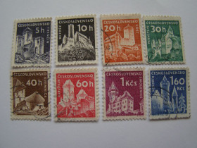 Чехословаччина Чехословакия ^/--/^ ЧССР, Михель 2009,том I, 1185 -1192, Крепости и замки. ^_^^^ ЧССР, Міхель 2009,том I, 1185-1192, Фортеці і замки. - фото фото фото