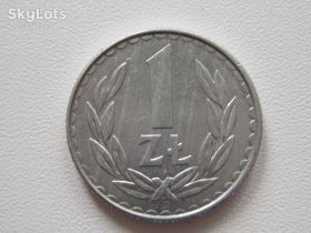 - року - года ^/--/^ Польша 1 злотый 1988 года #14139 ^_^^^ Польща 1 злотий 1988 #14139 - фото фото фото