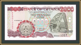 Гана Гана ^/--/^ Гана 2000 седи 1996 P-33  (33 /--/ a) а-UNC ^_^^^ Гана 2000 седі 1996 P-33 (33 /--/ a) а-UNC - фото фото фото
