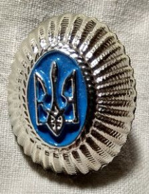 Знаки товариств і організацій Знаки обществ и организаций ^/--/^ Украина кокарда  орешек новая пластик  /1/ ^_^^^ Україна кокарда горішок нова пластик/1 - фото фото фото